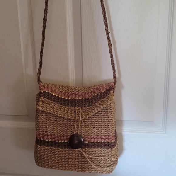 Euro club straw bag - Picture 1 of 7